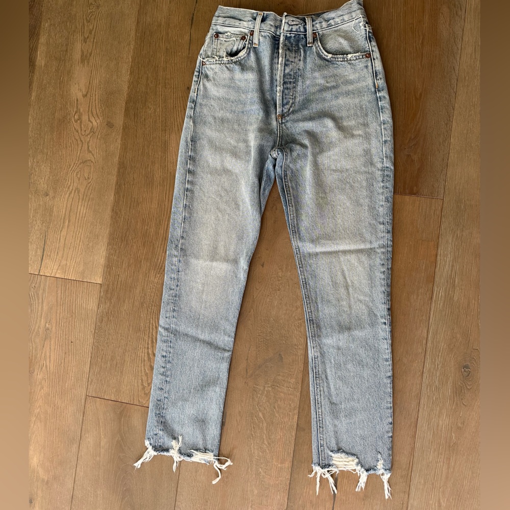 ag adriano goldschmied Riley crop women’s denim